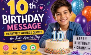10th birthday message