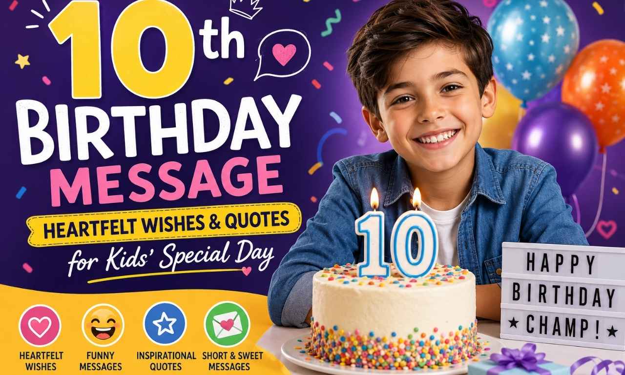 10th birthday message