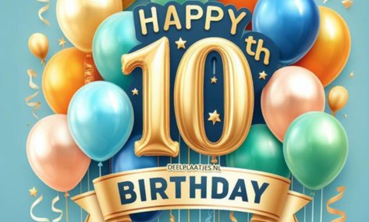 10th birthday message