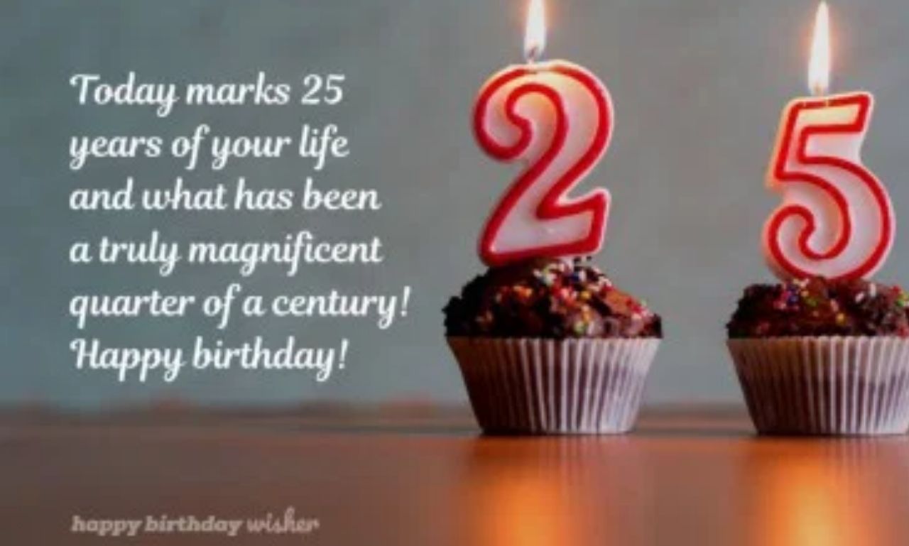 25th Birthday Wishes