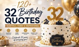 32 Birthday Quotes