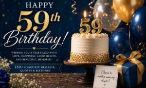 59th Birthday Wishes