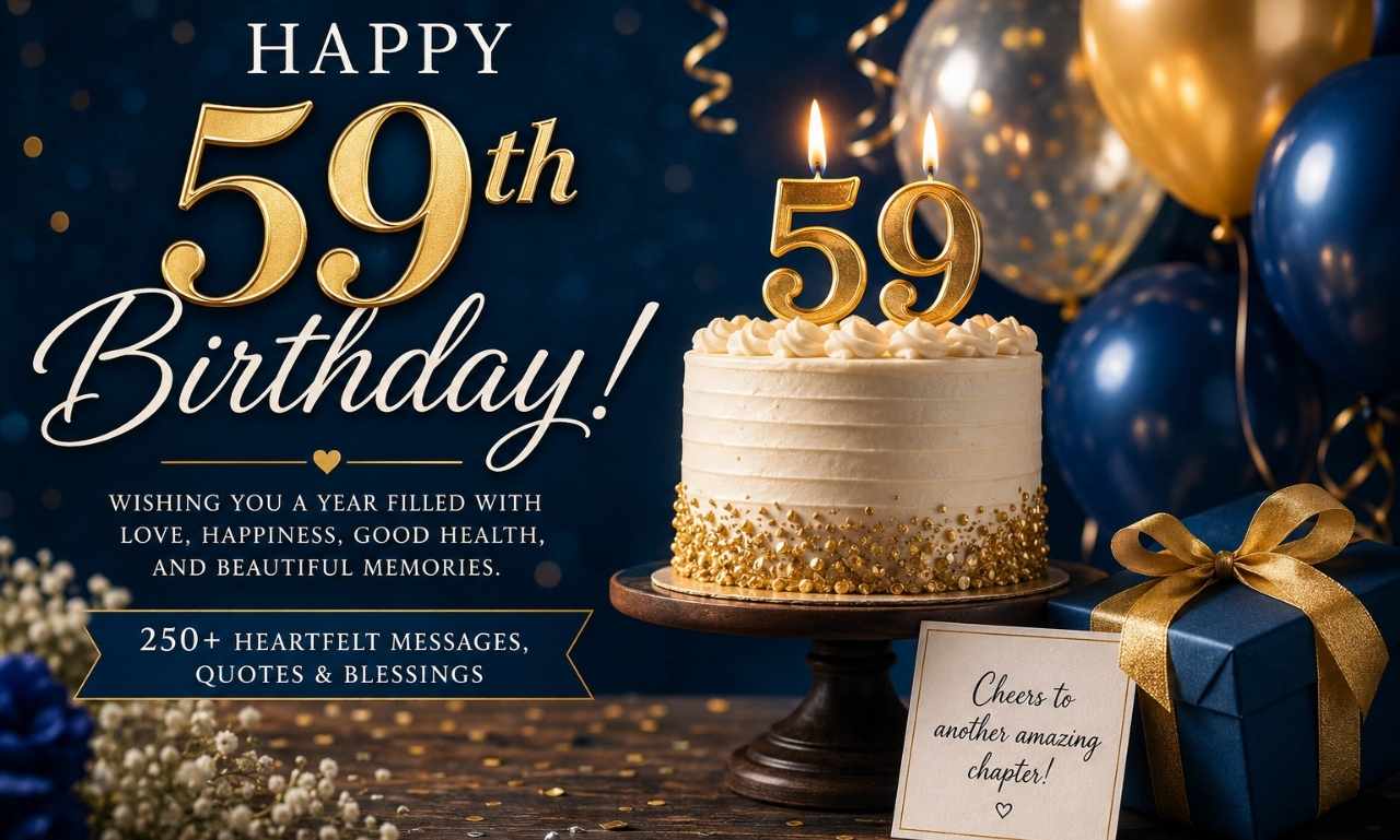 59th Birthday Wishes