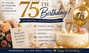 Best 75th Birthday Greetings