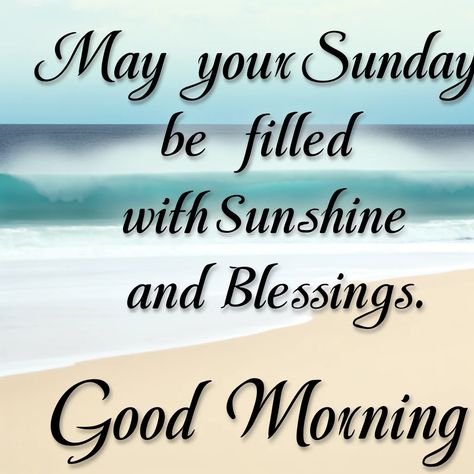 Good Morning Sunday Blessings