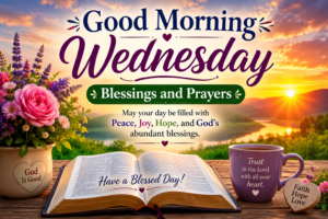 Good Morning Wednesday Blessings and Prayers
