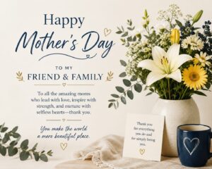 Mother's Day Messages for Friends and Family