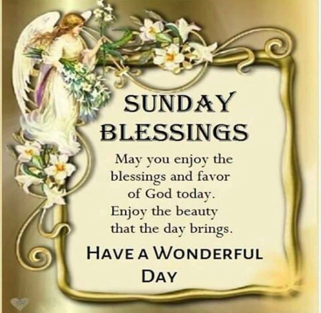 Sunday Prayer Blessings