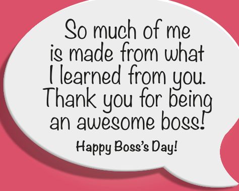 Messages for Boss Day