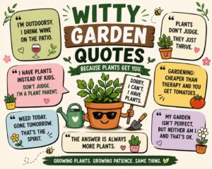 Witty Garden Quotes