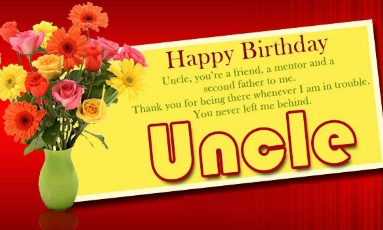 birthday wishes to an uncle