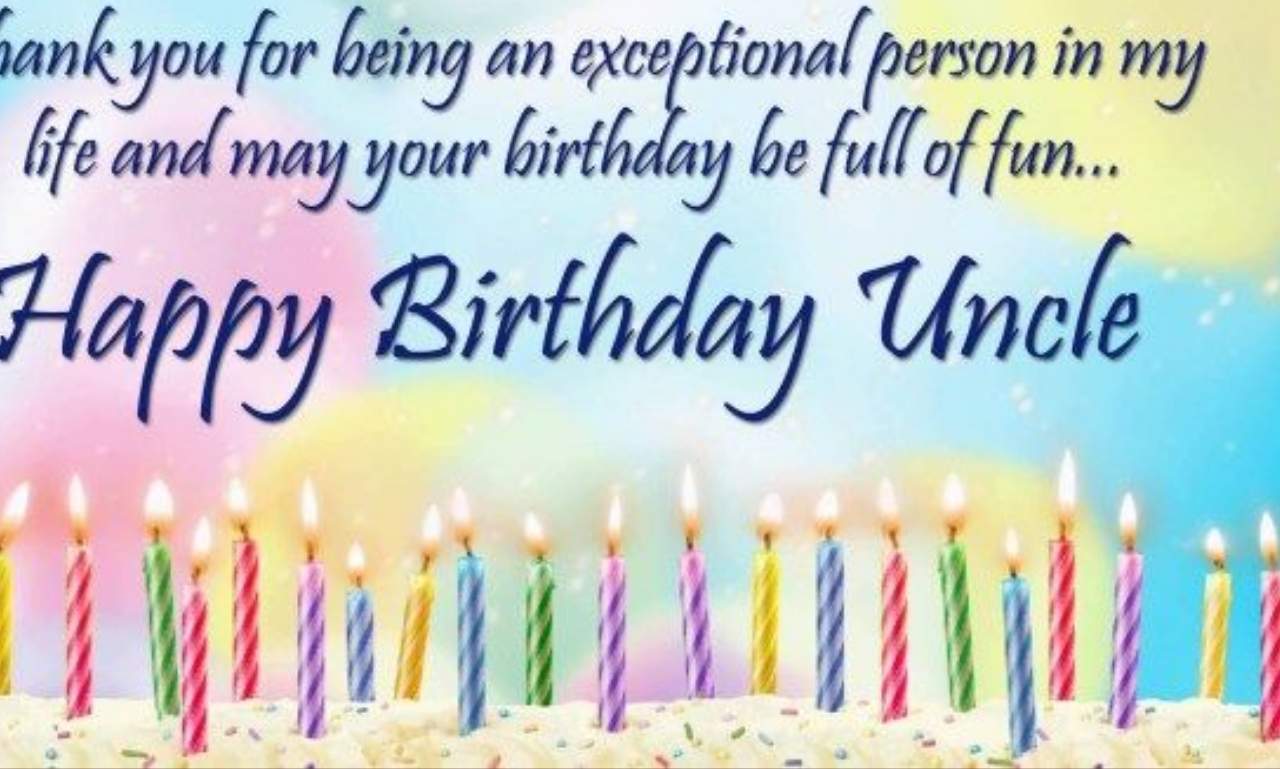 birthday wishes to an uncle