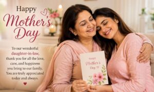 Daughter in Law on Mother's Day