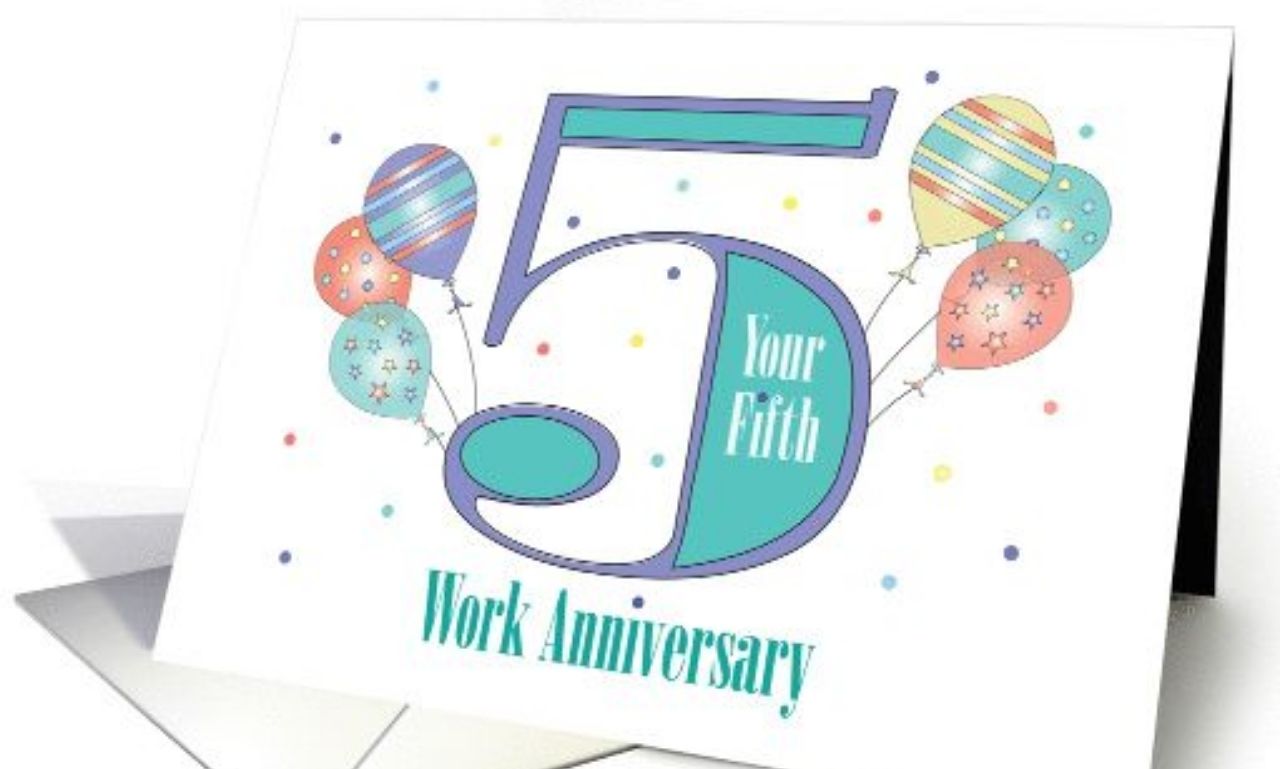 Happy 5th Year Work Anniversary