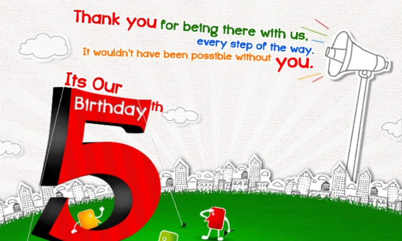 Happy 5th Year Work Anniversary