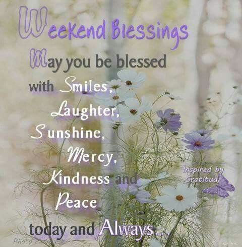 Inspiration Weekend Blessings
