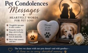 Pet Condolences Messages