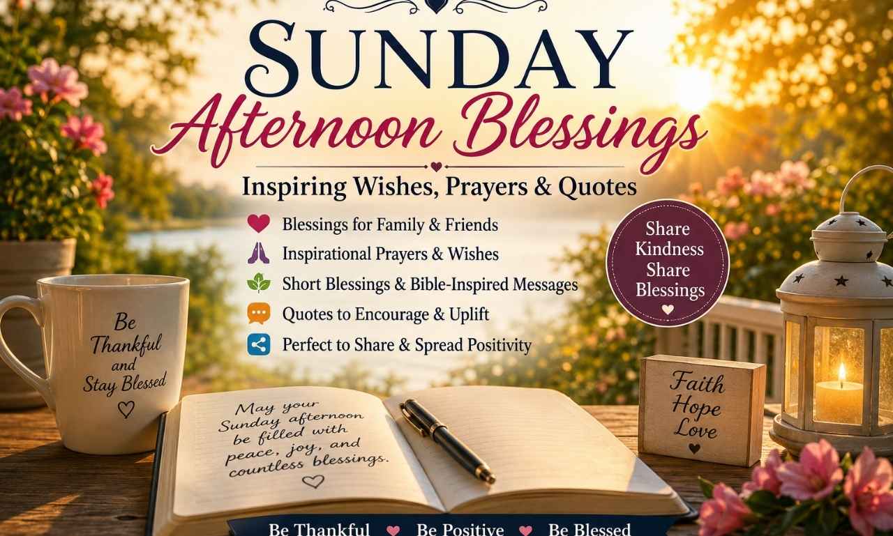 Sunday Afternoon Blessings