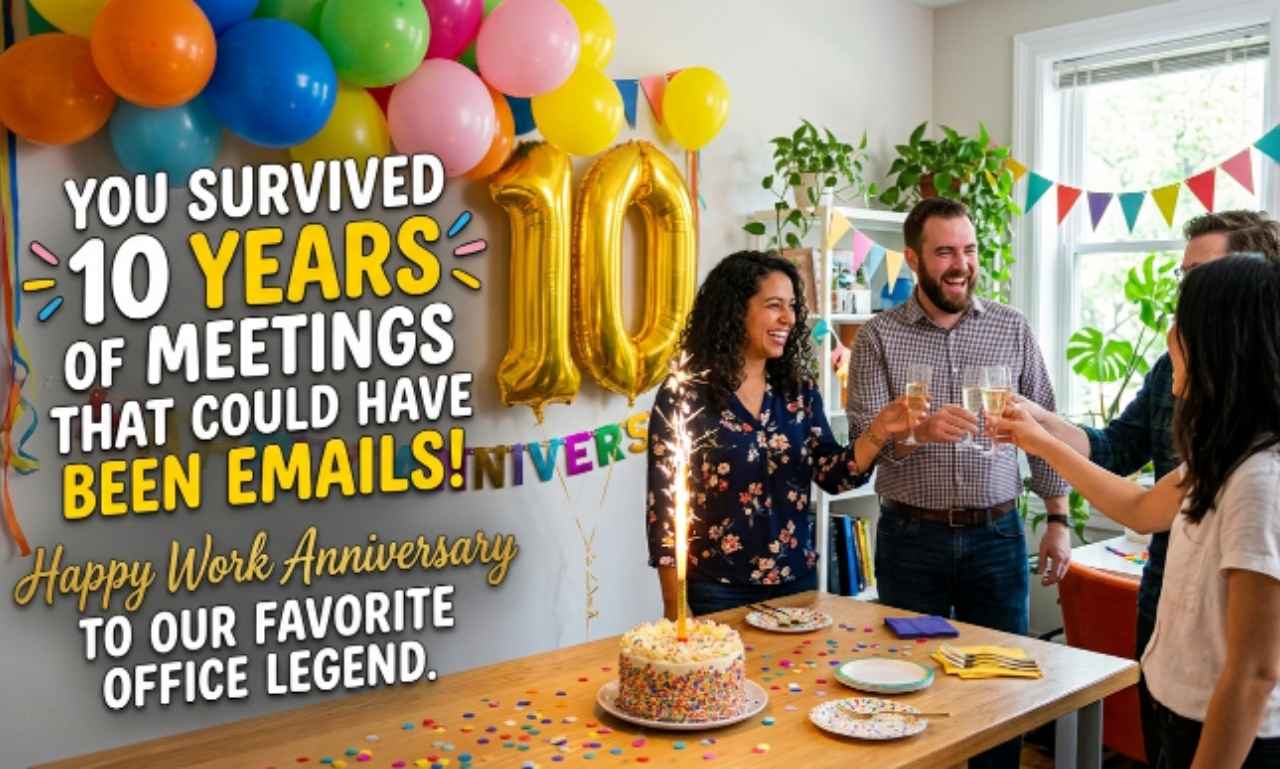 10 Year Work Anniversary Messages