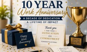 10 Year Work Anniversary Messages