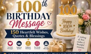 100th Birthday Message