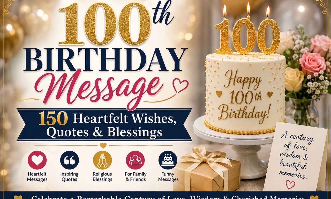 100th Birthday Message