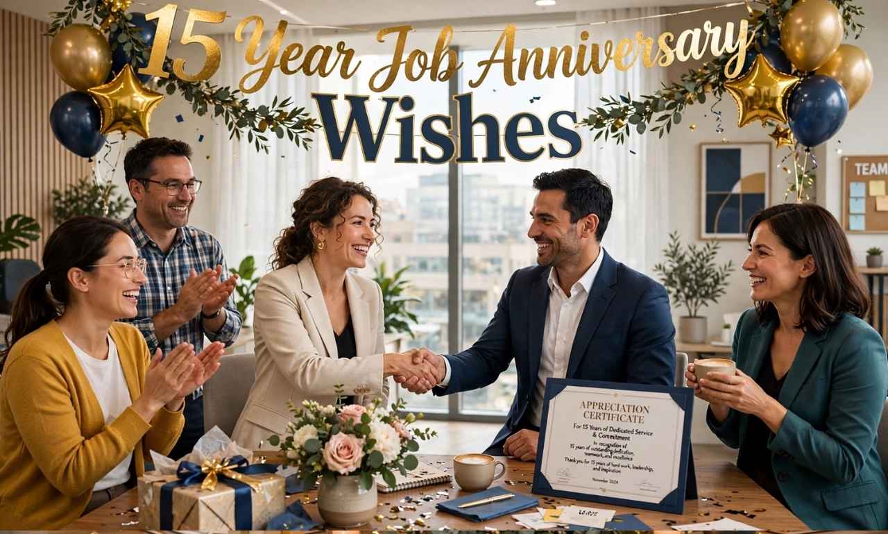 15 year job anniversary