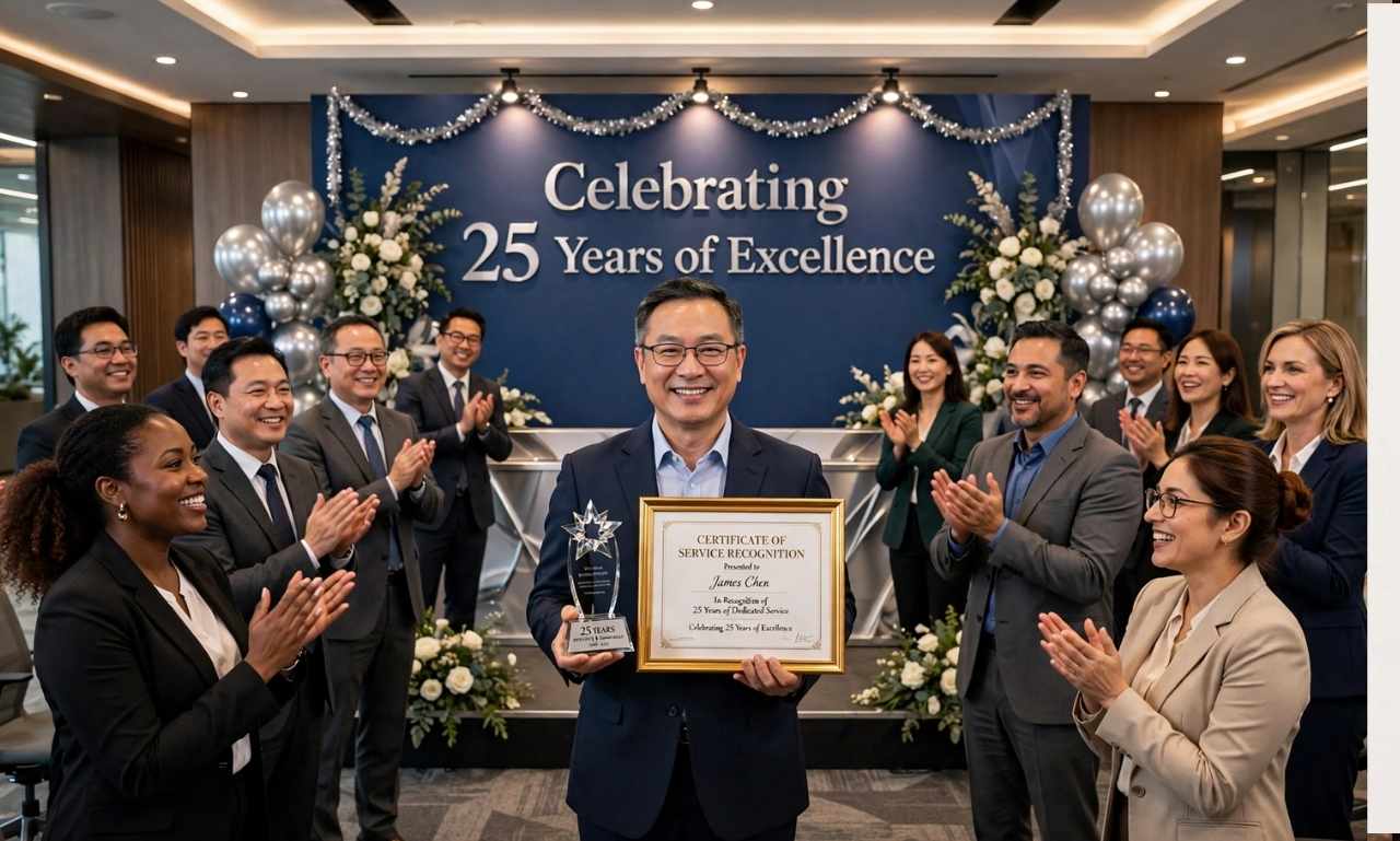 25th service anniversary