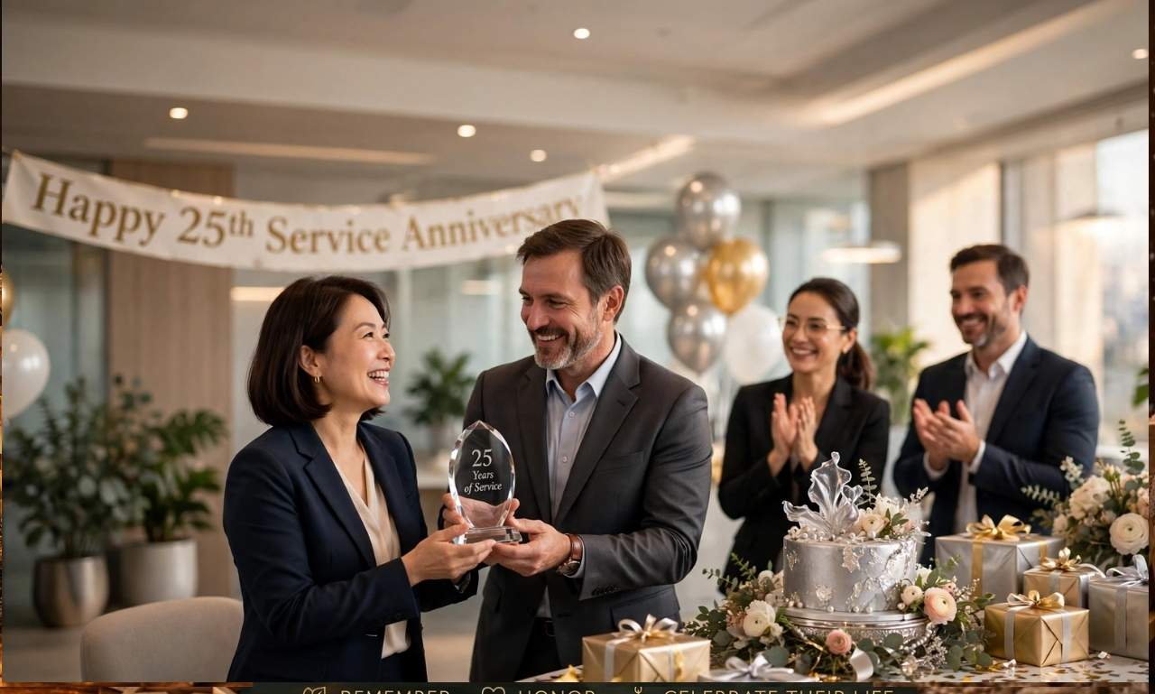 25th service anniversary