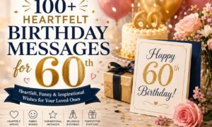 Birthday Messages for 60th: