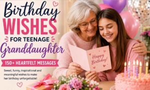 birthday wishes for teenage granddaughter