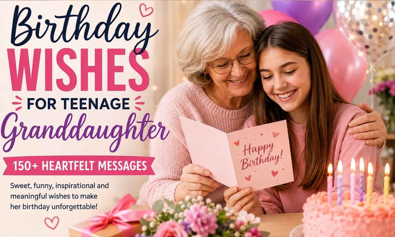 birthday wishes for teenage granddaughter