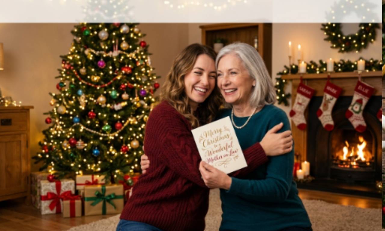 christmas card for mother in law