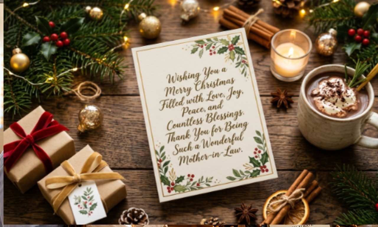christmas card for mother in law