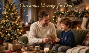 Christmas Message for Dad