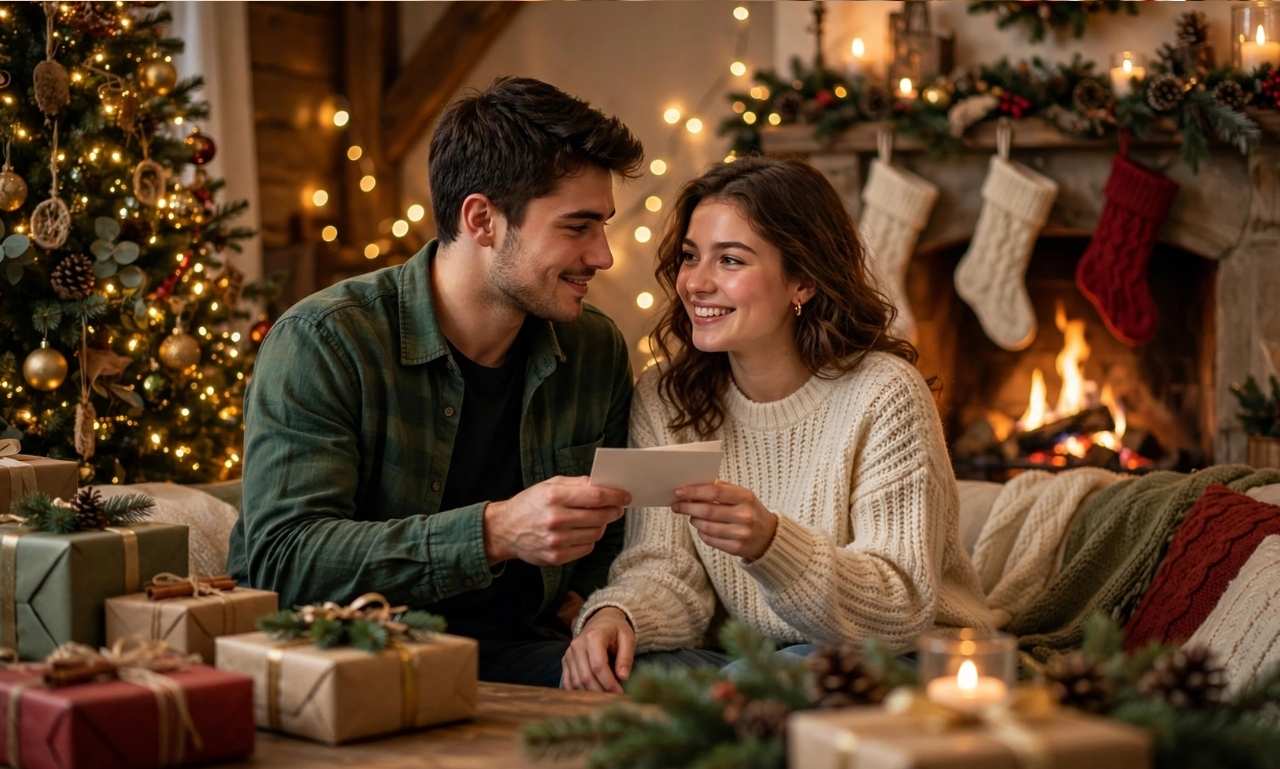 christmas message for girlfriend