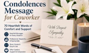 Condolences Message for Coworker