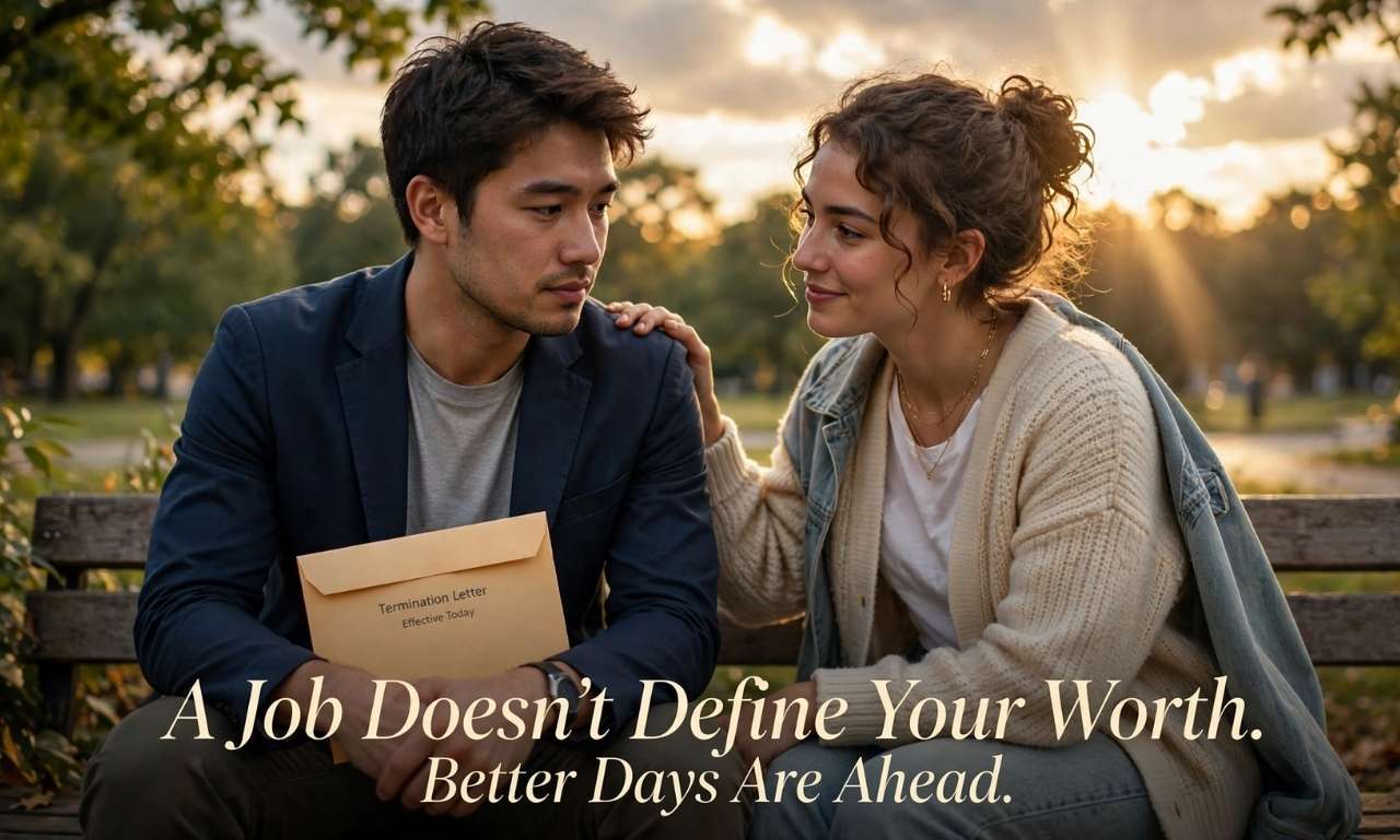 encouraging words for someone who lost their job
