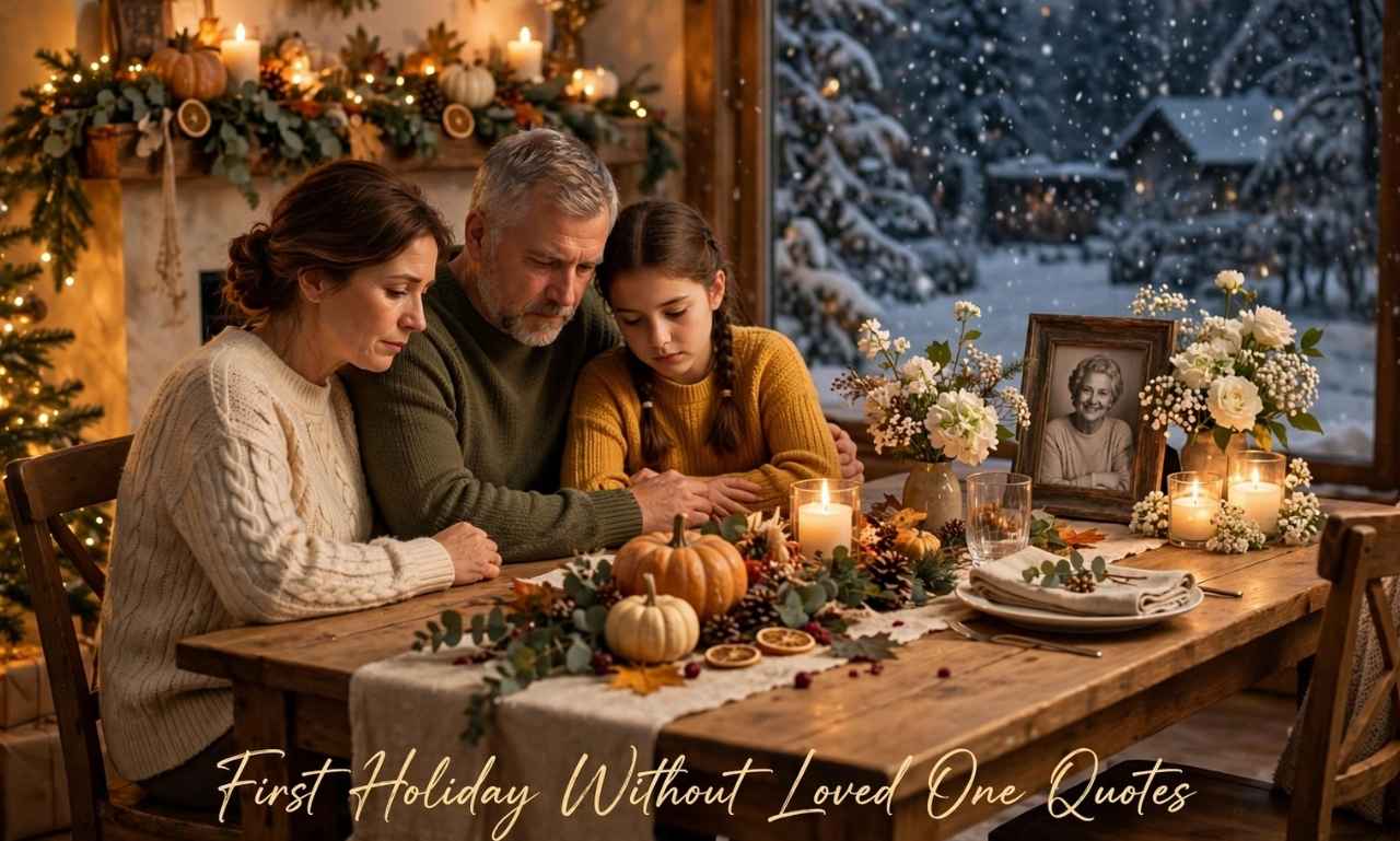 first holiday without loved one quotes