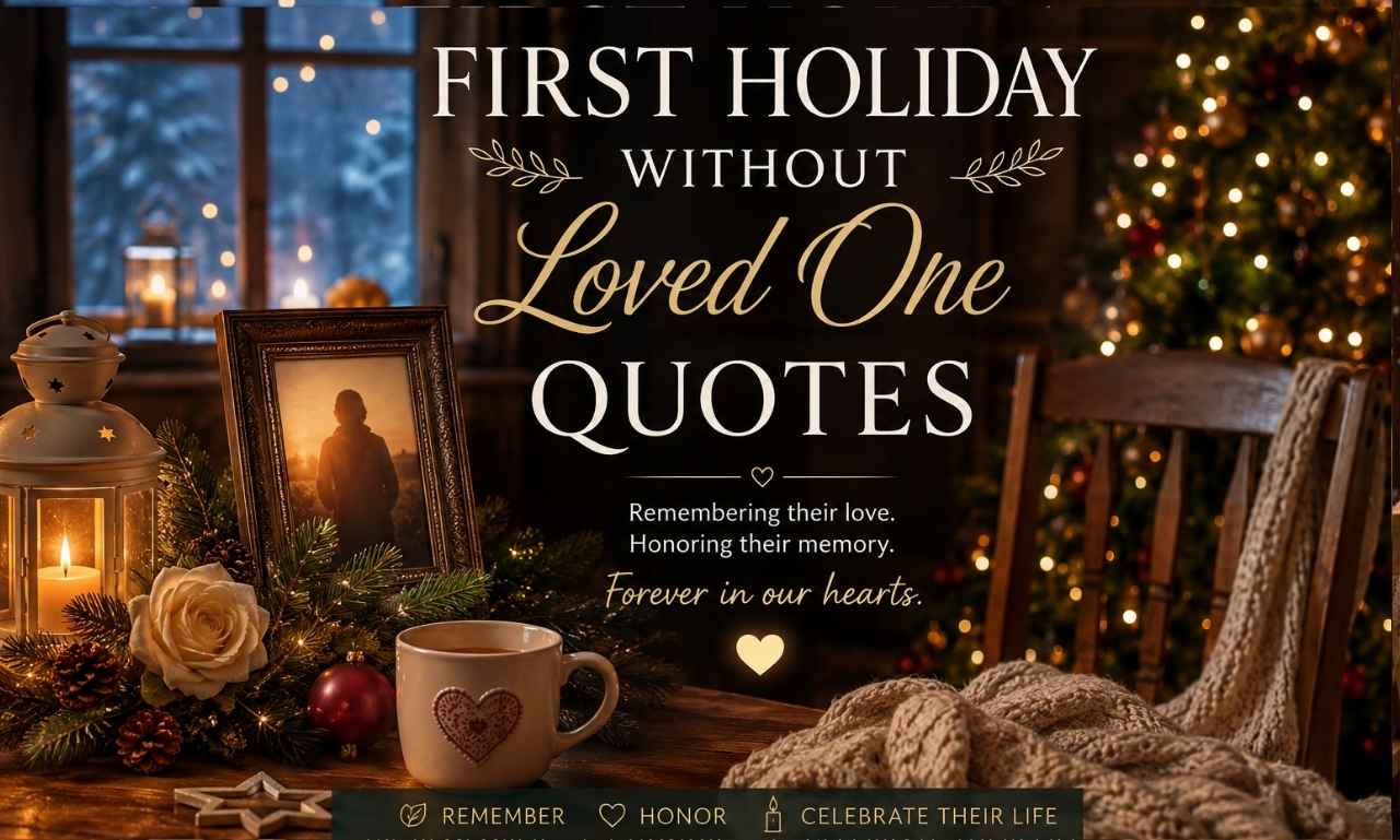 first holiday without loved one quotes