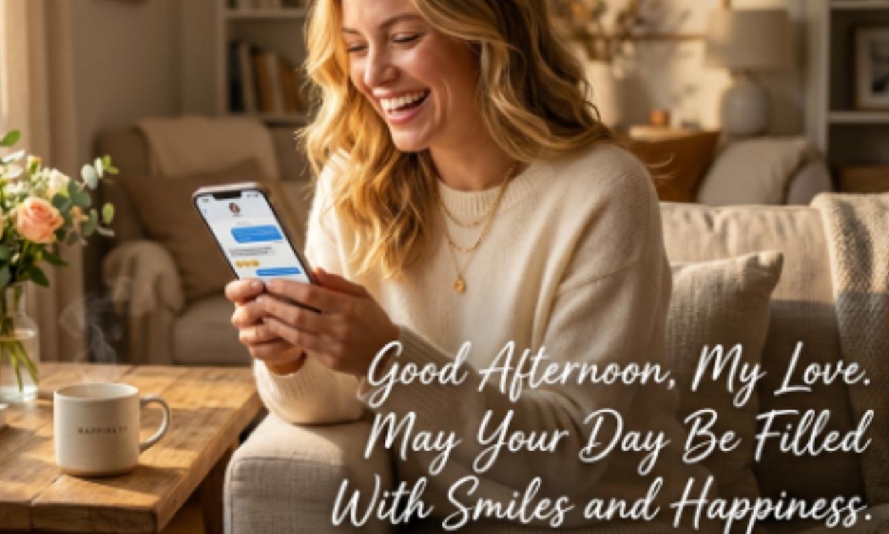 good afternoon message for her