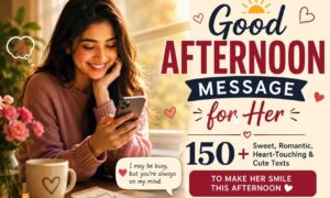good afternoon message for her