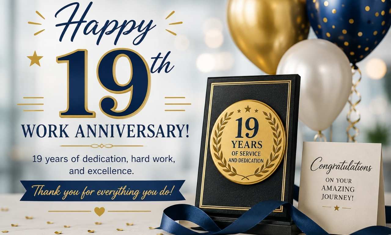 Happy 19th Work Anniversary