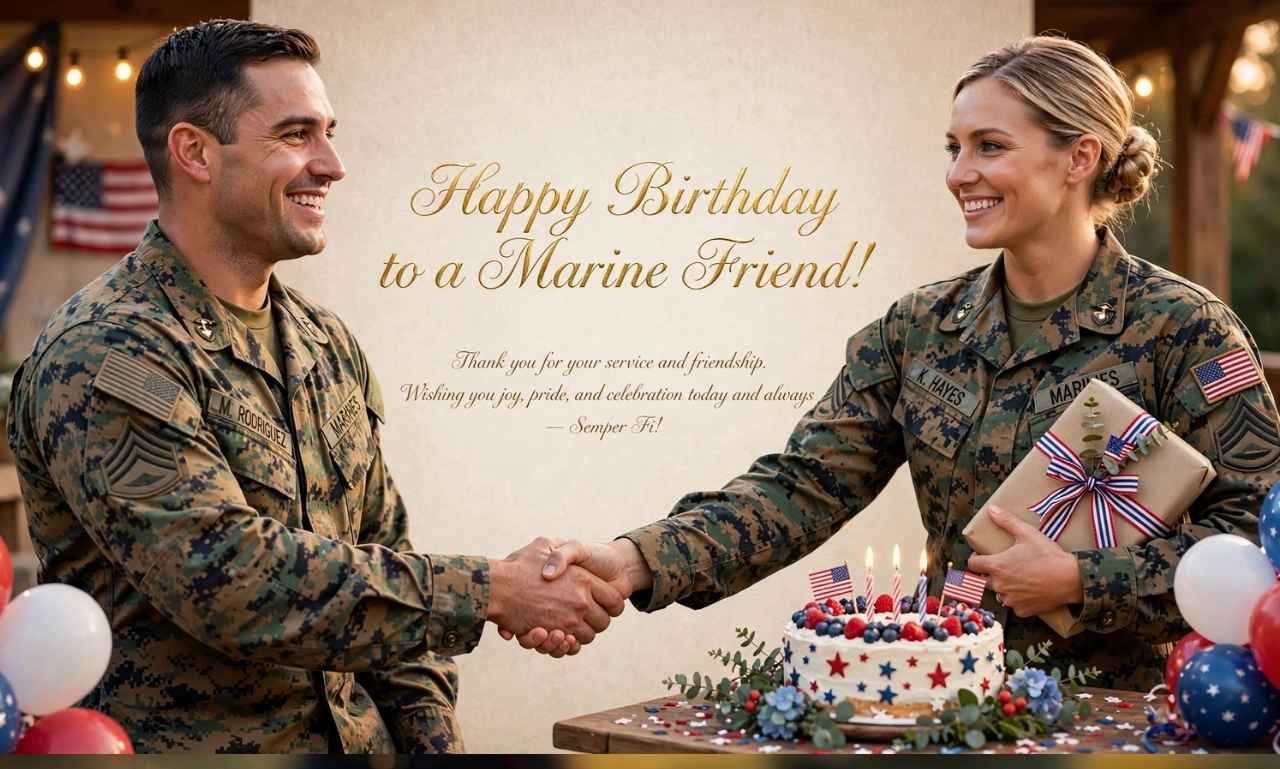 Happy Birthday to a Marine Friend
