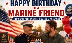 Happy Birthday to a Marine Friend