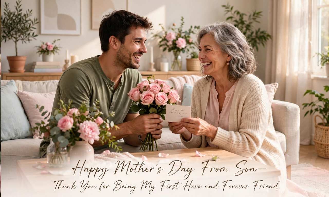 happy mother's day from son