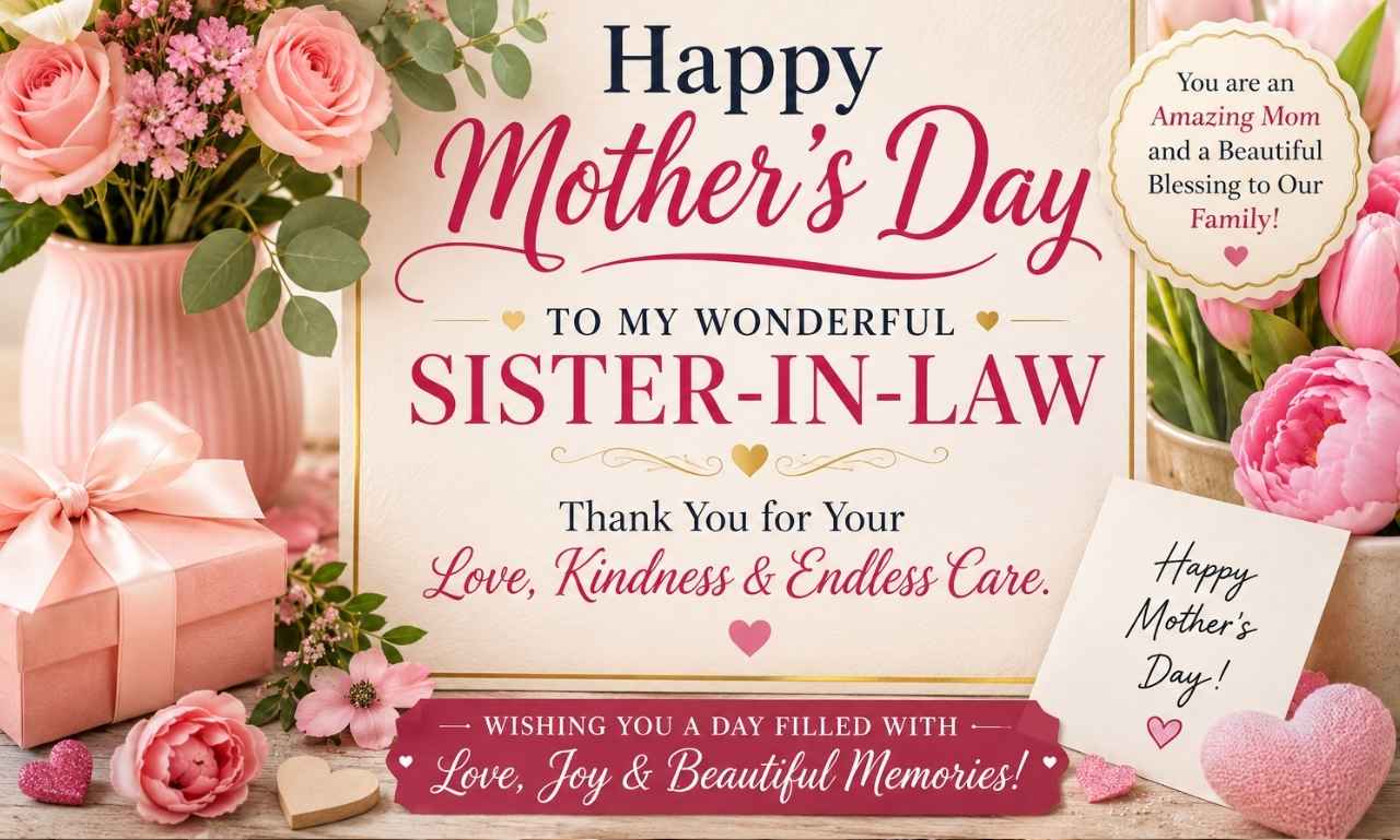 happy mothers day sister in law