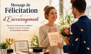 message de félicitation et d'encouragement