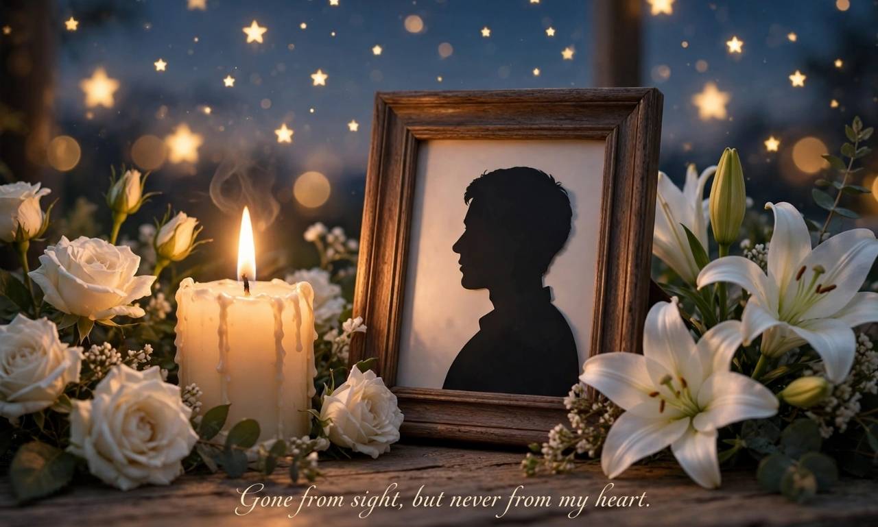 message to a friend in heaven
