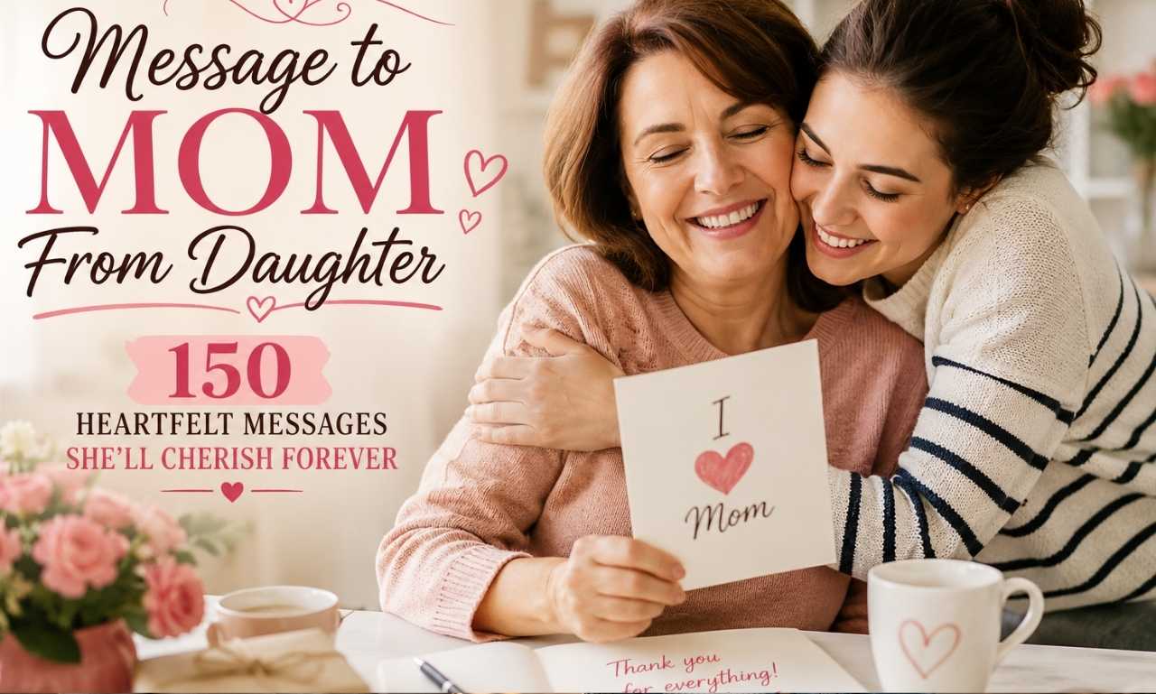 message to mom from daughter